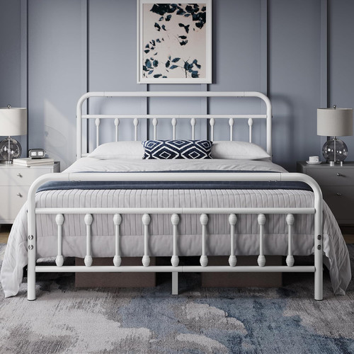 Luxury retro metal bed frame - retro,