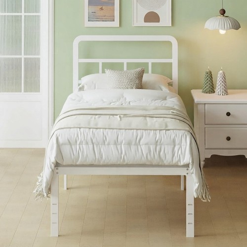 Heavy duty metal single bed - duty,