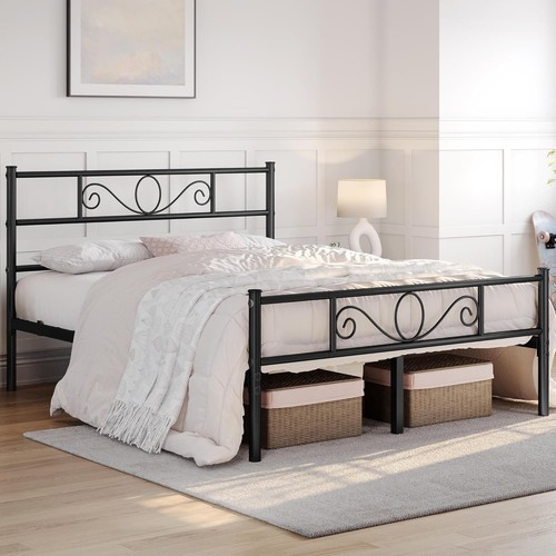 3ft single bed frame - single, scroll