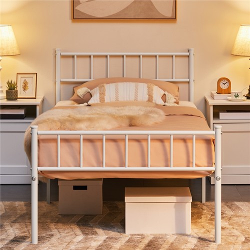 Single double metal bed - single,