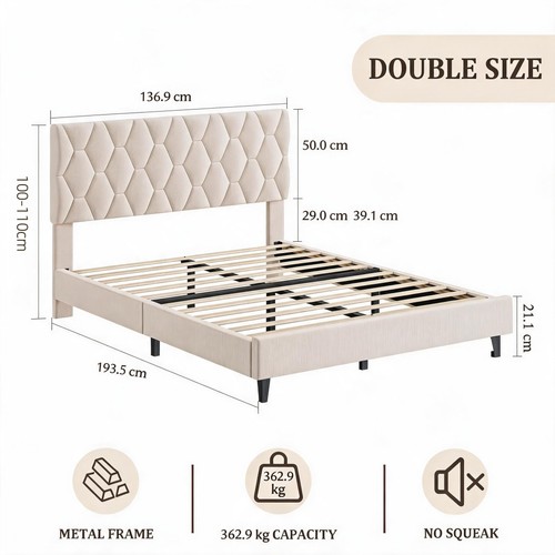 New double bed frame - new,