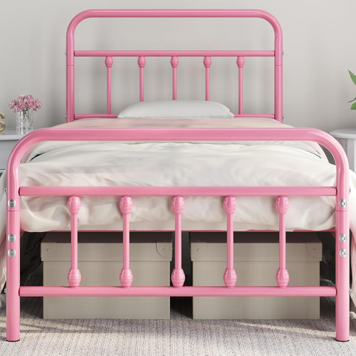 Luxury vintage metal bed frame - bed,