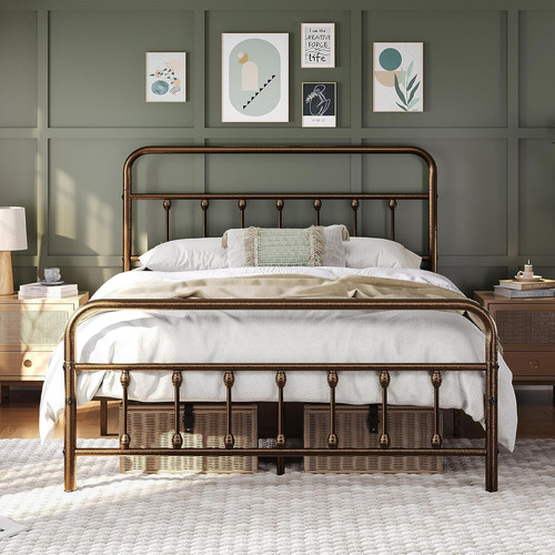 Luxury vintage metal bed frame - luxury,