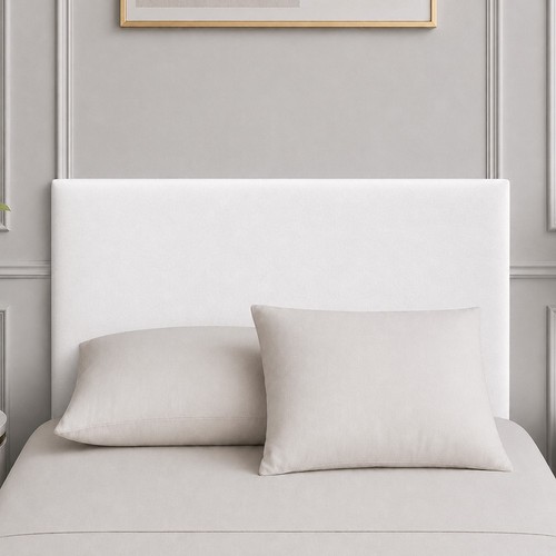 Plain headboard padded plush - padded,