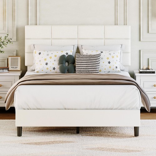 Upholstered bed frame strong - upholstered,
