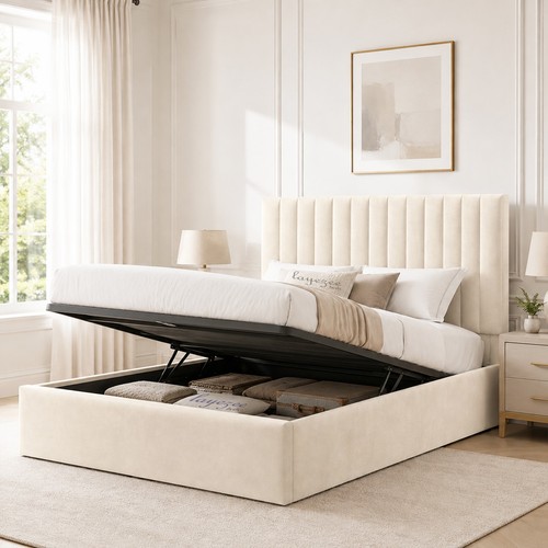 Low profile ottoman - low, storage