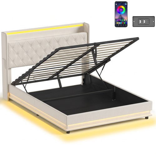 Bed frame king - bed, frame,