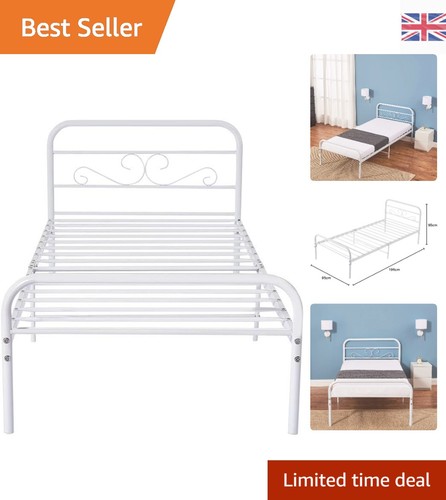Compact 3ft metal - 3ft, bed