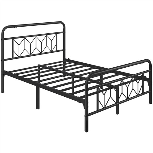 3ft 4ft6 metal bed - 3ft/4ft6, frame