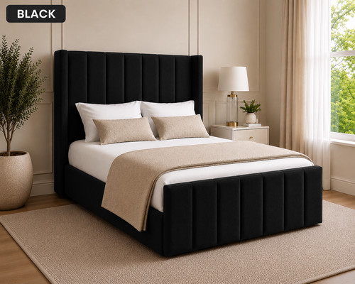Luxury wingback bed frame - wingback,