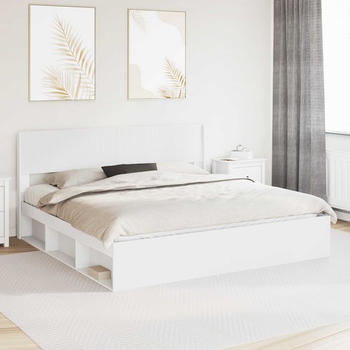 Vidaxl bed frame with - bed, storage