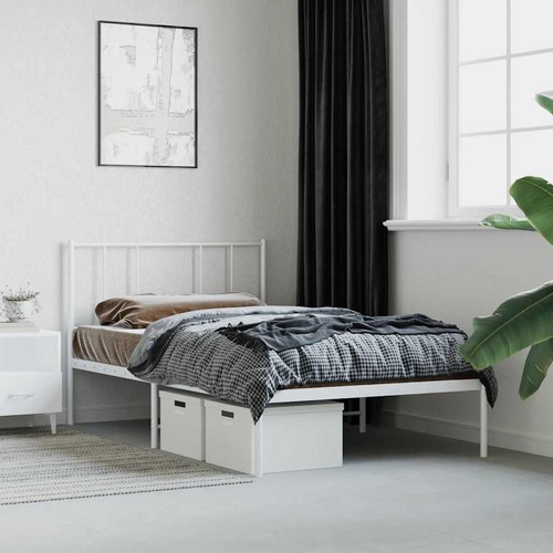 Vidaxl metal bed frame without - vidaxl,