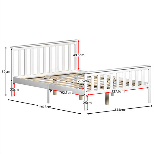 Sale double wooden bed frame - sale,