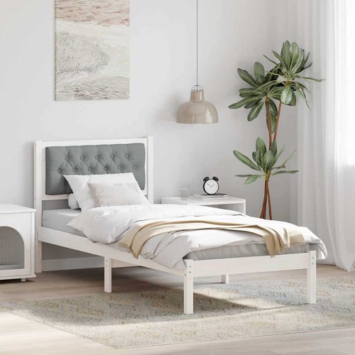 Bed frame with headboard - with,