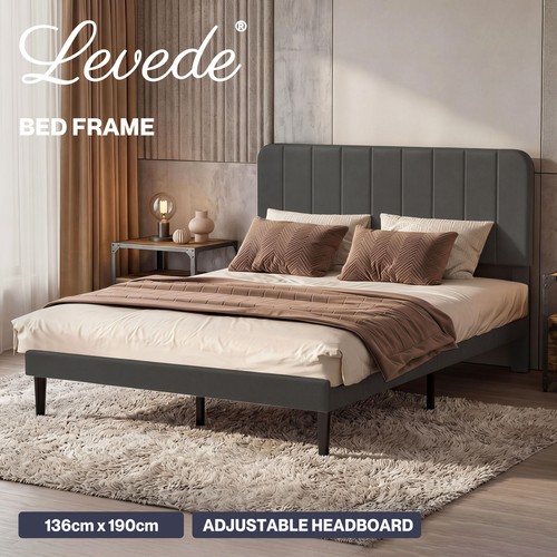Levede bed frame velvet - frame,