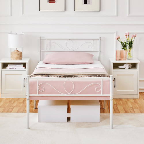 3ft single bed frame scroll - single,