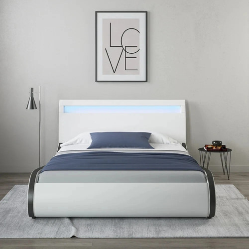 Double bed orion - bed, white