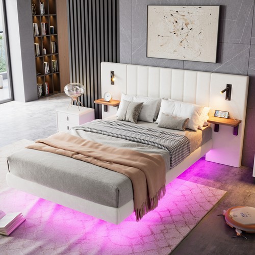 4ft6 double bed frame with - bed,