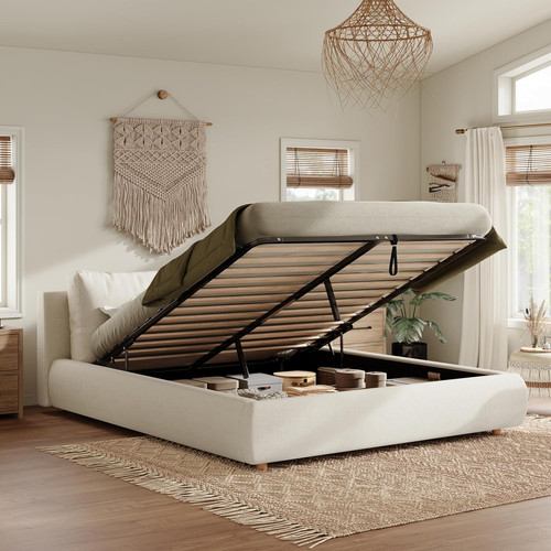4ft6 double bed frame ottoman - double,