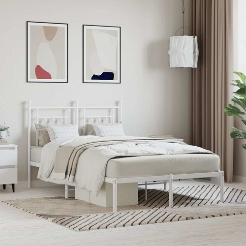 Vidaxl metal bed - frame, without