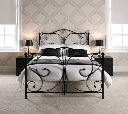 Bed frame metal 4ft6 double - frame,