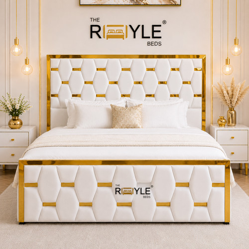 Luxury gold trim upholstered - gold,
