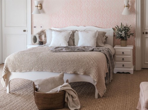White double bed - white, 4ft6