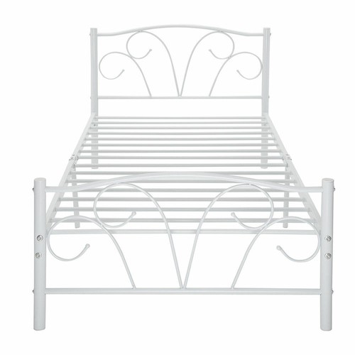 White 3ft single bed - white,