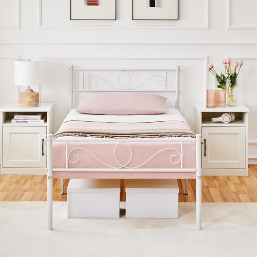 3ft single bed frame - single, scroll