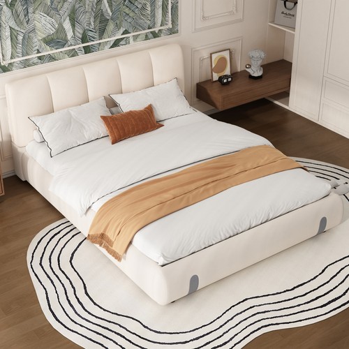 Double bed frame grey white - grey,